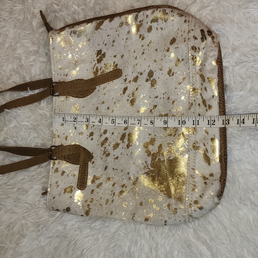 Myra Tinges Tote Bag 100% Leather - Picture 3 of 11